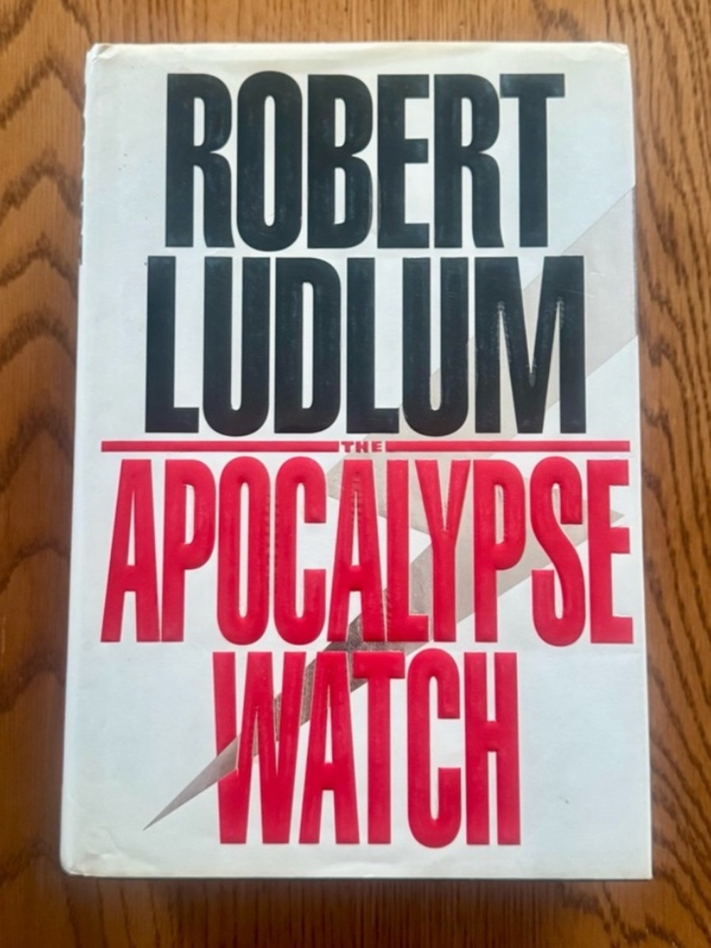The Apocalypse Watch Robert Ludlum 1st Edition Hardcover Spy Thriller⁠